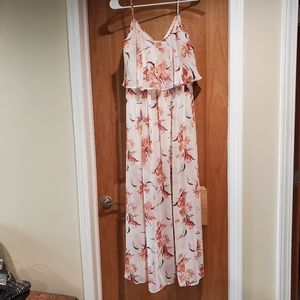 LEITH floral maxi dress